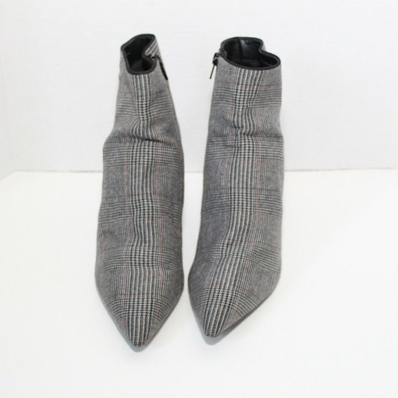 Cabi Dandy Plaid Pointed Toe Ankle Boot H12528 Booties Women's Size 11 H12528 - Picture 10 of 12